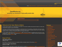 Tablet Screenshot of openmarine.org